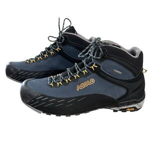 Asolo Eldo Hiking Boot Mens 8.5 Blue Gore Tex Gorpcore Climbing Outdoor